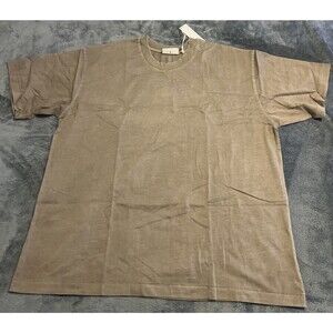 Large Elwood Men's Oversized Core Tee Vintage Brown